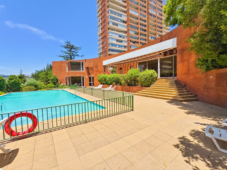 Escapada familiar en Reñaca dpto. para 4 personas