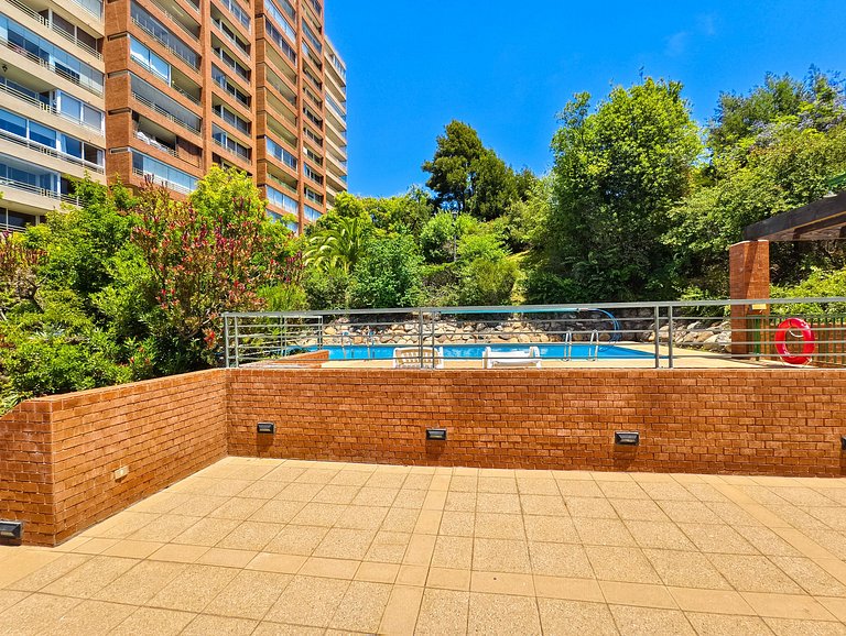 Escapada familiar en Reñaca dpto. para 4 personas