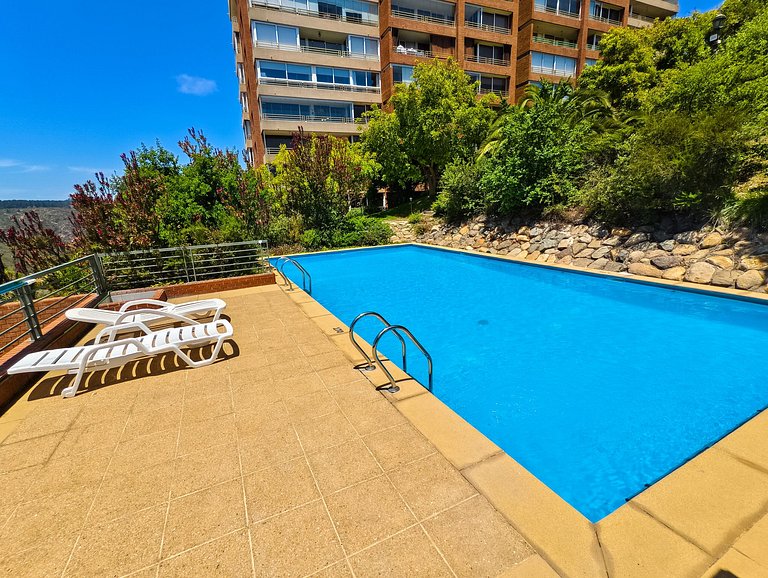 Escapada familiar en Reñaca dpto. para 4 personas