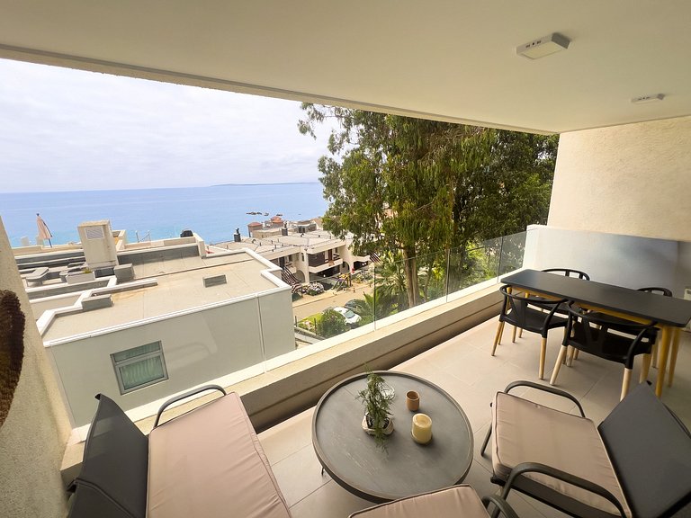 Mar y encanto en Concón - Depto para 4