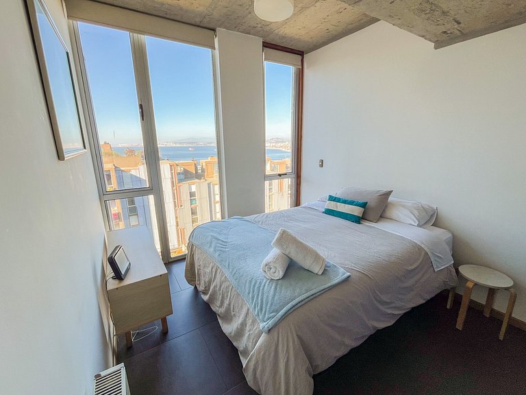 Cómodo dpto para 4 en Cerro Alegre - Valparaíso