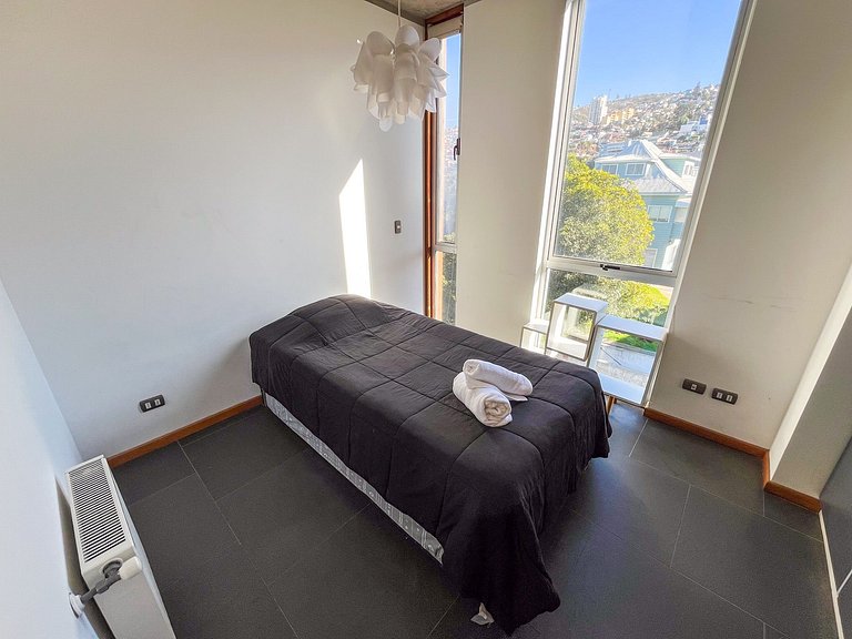 Cómodo dpto para 4 en Cerro Alegre - Valparaíso