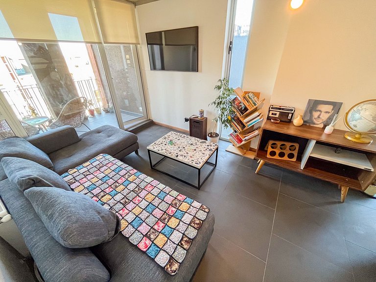 Cómodo dpto para 4 en Cerro Alegre - Valparaíso