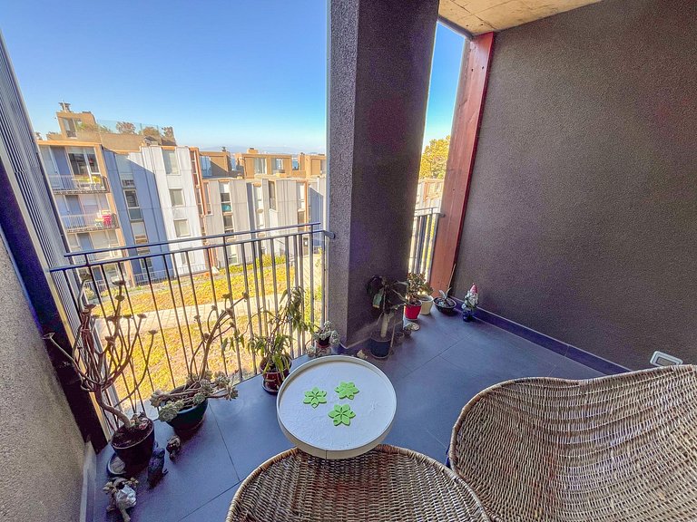 Cómodo dpto para 4 en Cerro Alegre - Valparaíso