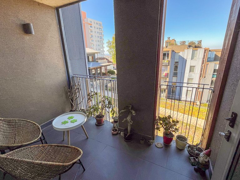 Cómodo dpto para 4 en Cerro Alegre - Valparaíso