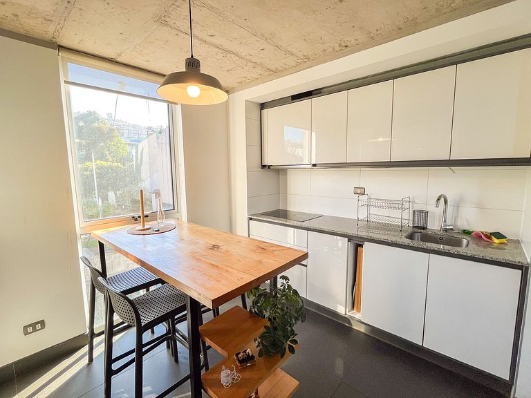 Cómodo dpto para 4 en Cerro Alegre - Valparaíso