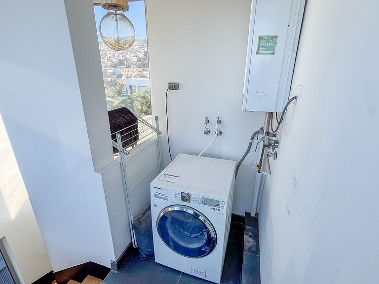 Cómodo dpto para 4 en Cerro Alegre - Valparaíso