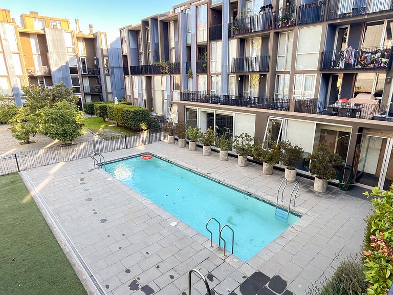 Cómodo dpto para 4 en Cerro Alegre - Valparaíso