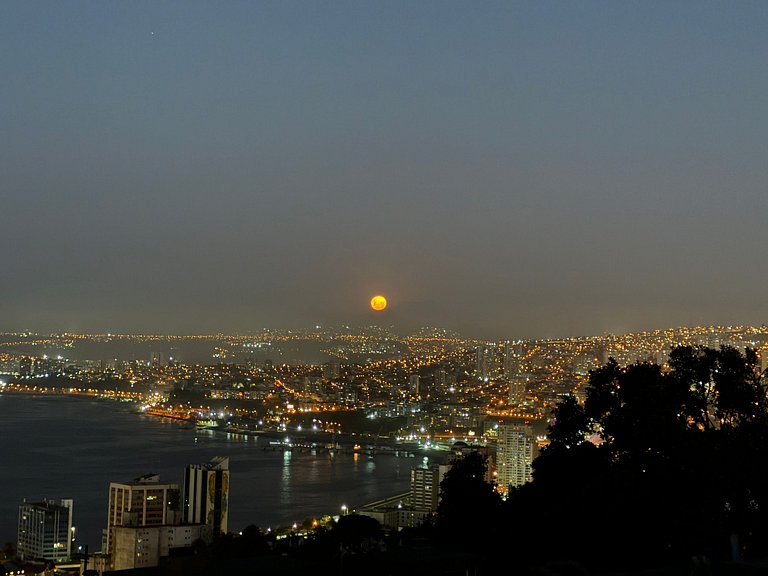 Cómodo dpto para 4 en Cerro Alegre - Valparaíso