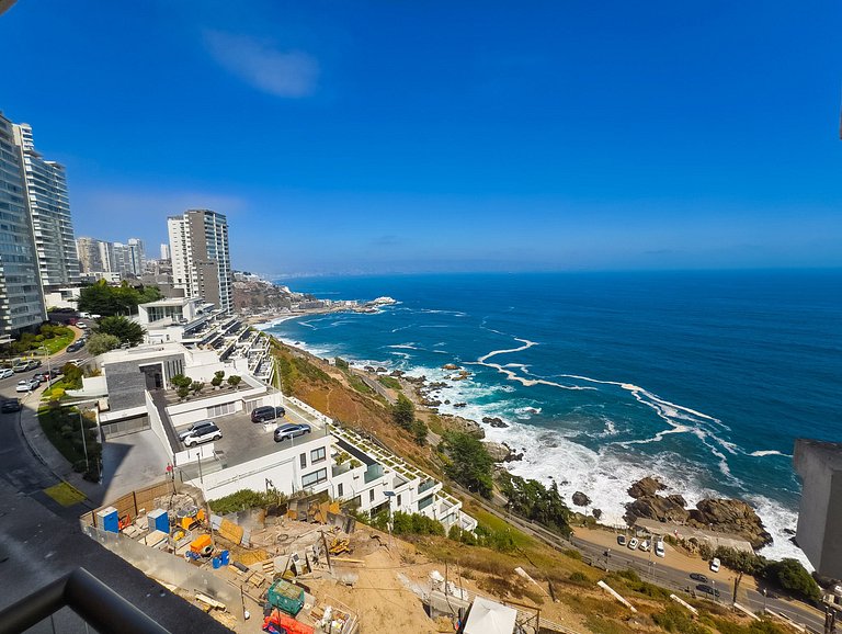 Espectacular vista al mar: cómodo depto. para 2