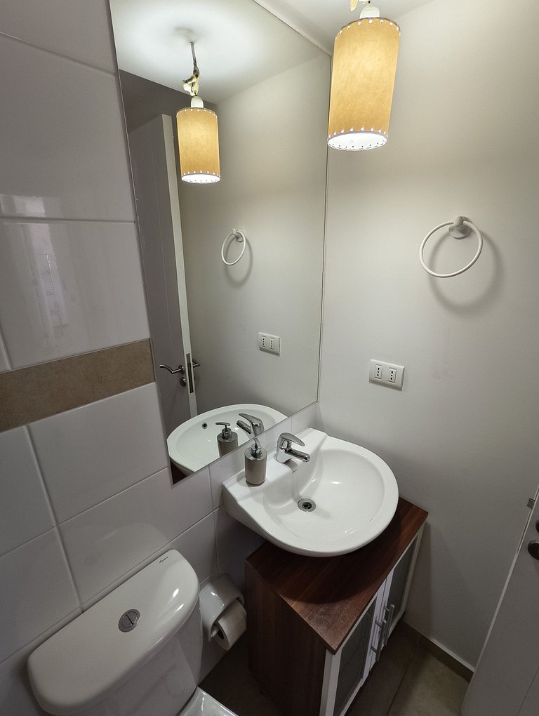 Dpto con hermosa vista a la bahía de Valpo para 6