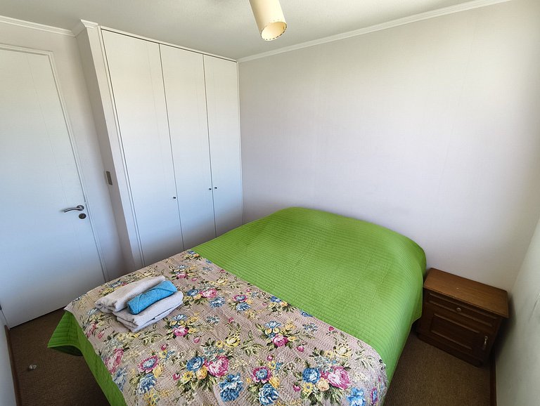 Dpto con hermosa vista a la bahía de Valpo para 6