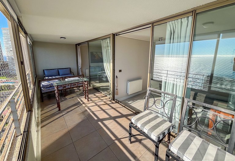 Depto con hermosa vista al mar - Concón