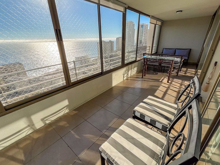 Depto con hermosa vista al mar - Concón