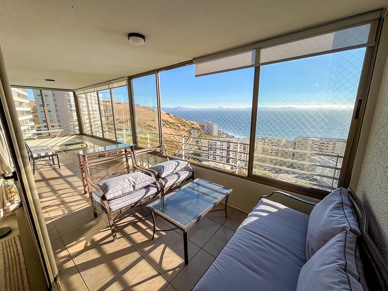 Depto con hermosa vista al mar - Concón