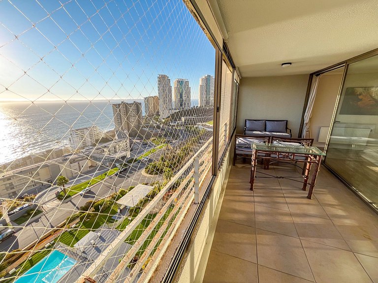 Depto con hermosa vista al mar - Concón