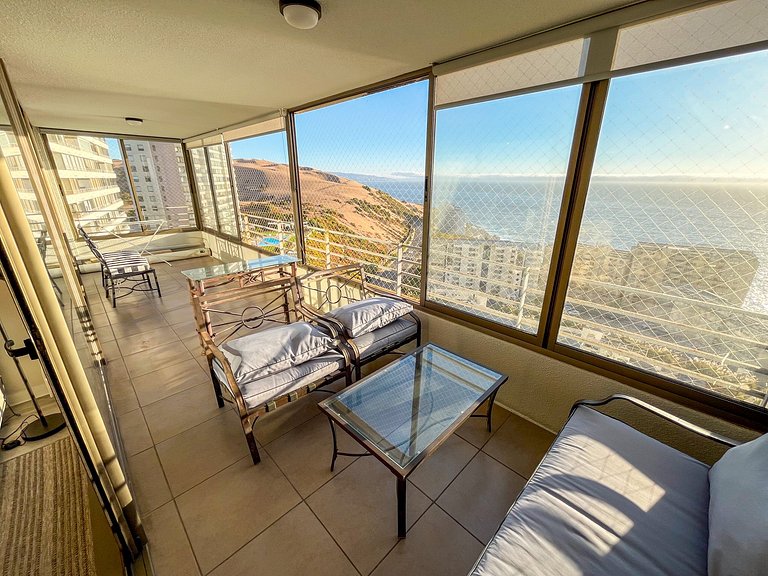 Depto con hermosa vista al mar - Concón