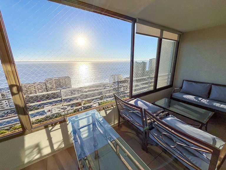 Depto con hermosa vista al mar - Concón