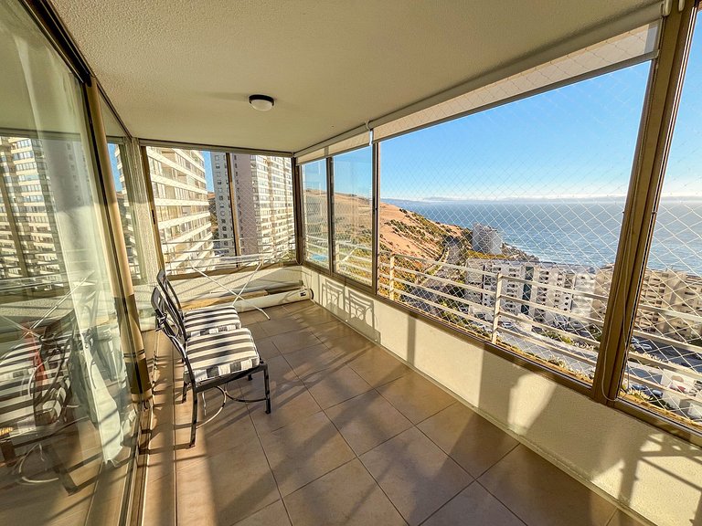 Depto con hermosa vista al mar - Concón