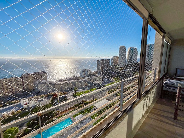 Depto con hermosa vista al mar - Concón