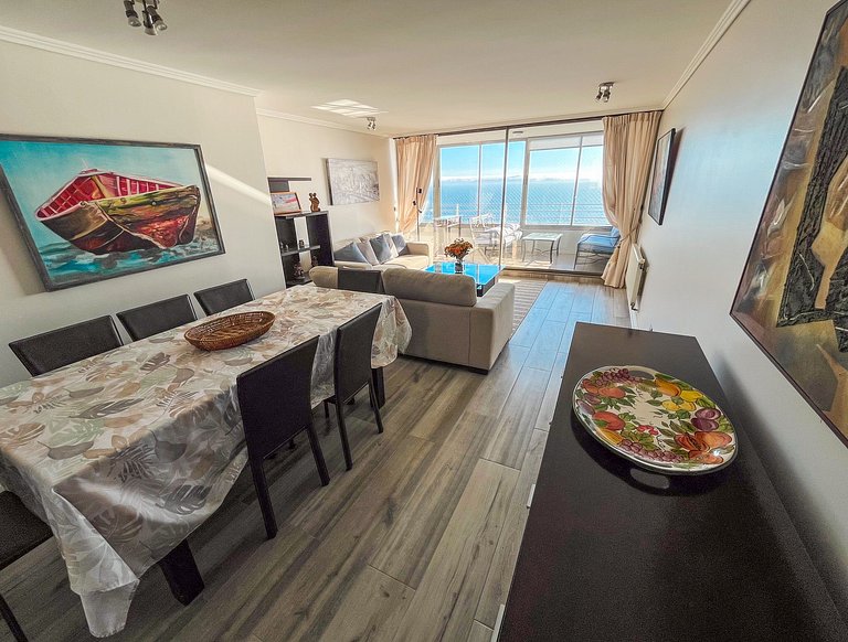 Depto con hermosa vista al mar - Concón