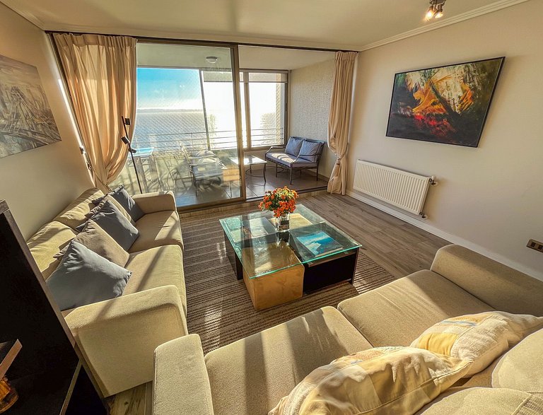 Depto con hermosa vista al mar - Concón