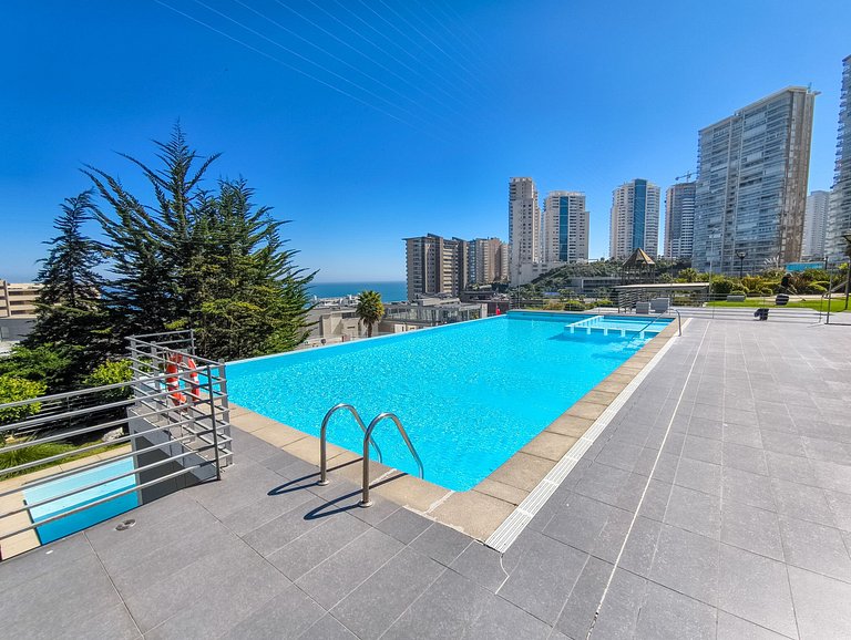 Depto con hermosa vista al mar - Concón