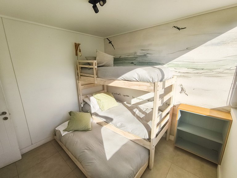 Hermosa vista a la bahía de Papudo para 8 personas