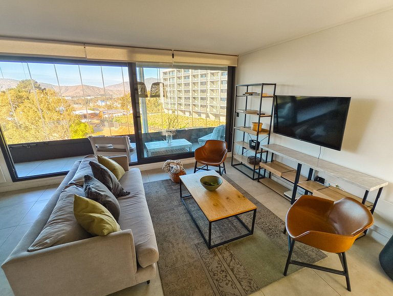 Hermosa vista a la bahía de Papudo para 8 personas