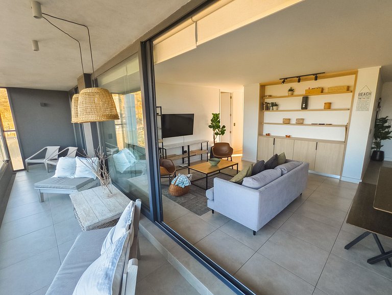 Hermosa vista a la bahía de Papudo para 8 personas