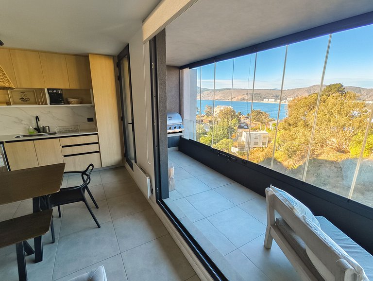 Hermosa vista a la bahía de Papudo para 8 personas